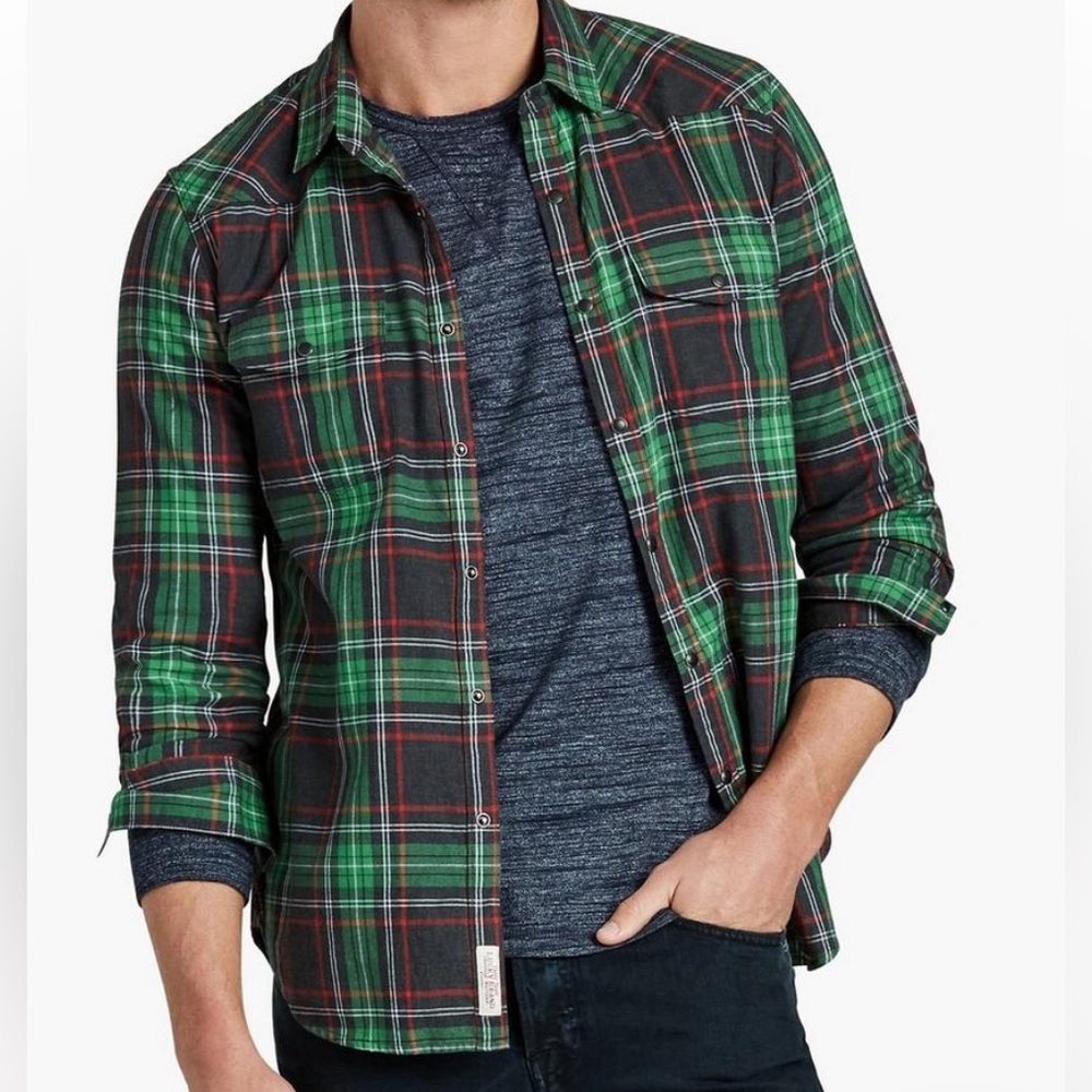 Lucky Brand Santa Fe Western Button Down shirt - Slim Large